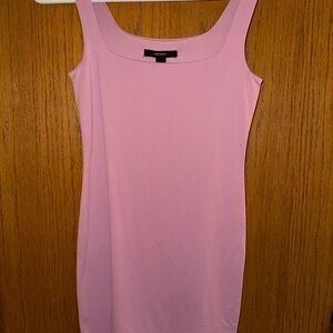 Forever 21 Mauve-Pink Square Neck Tank Dress